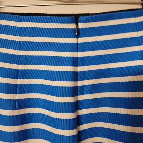 J. Crew Diagonal Striped Color Block A Line Skirt - Picture 3 of 4